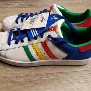 adidas superstar multicolor shoes